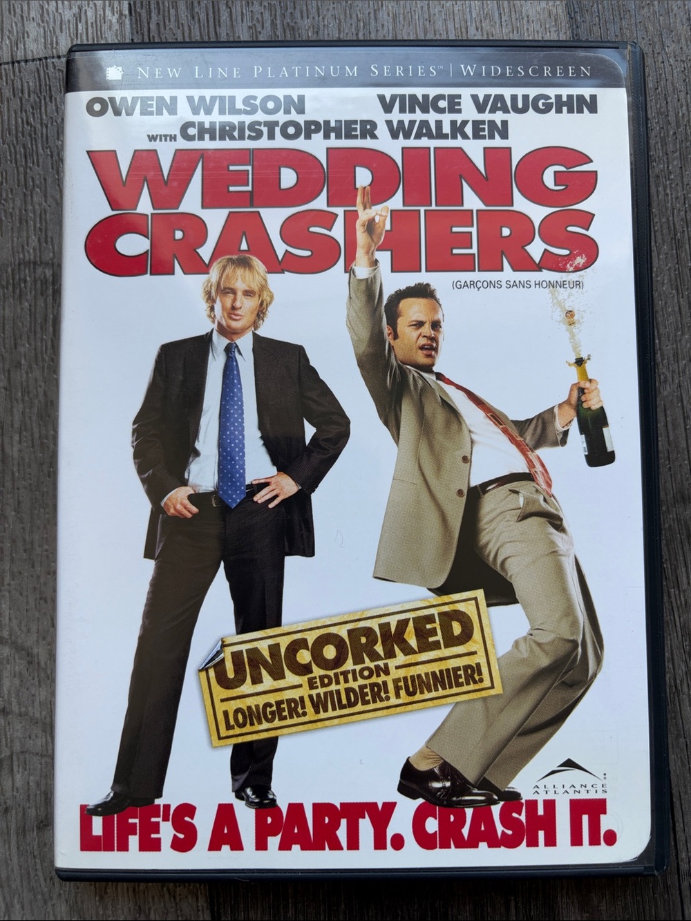 Wedding Crashers DVD - White & Red Cover